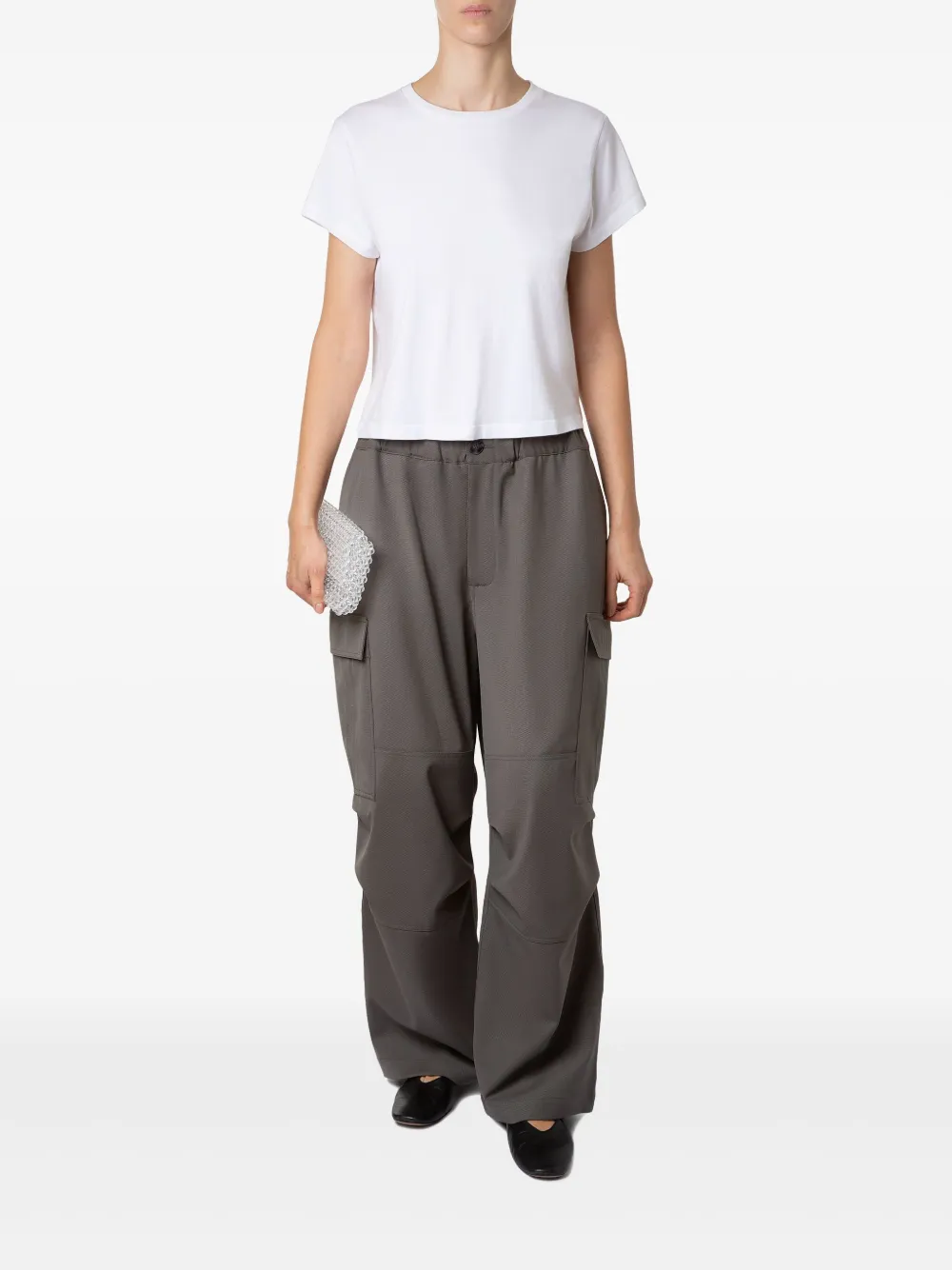 0711 straight-leg cargo trousers - Grijs