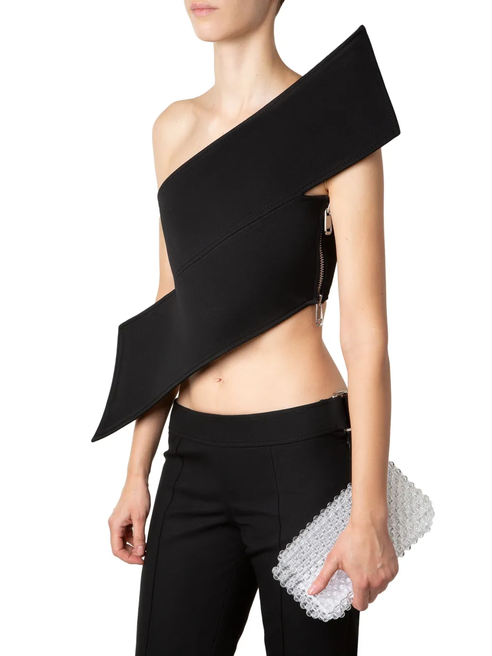 Aleksandre Akhalkatsishvili Wrap Top In Black