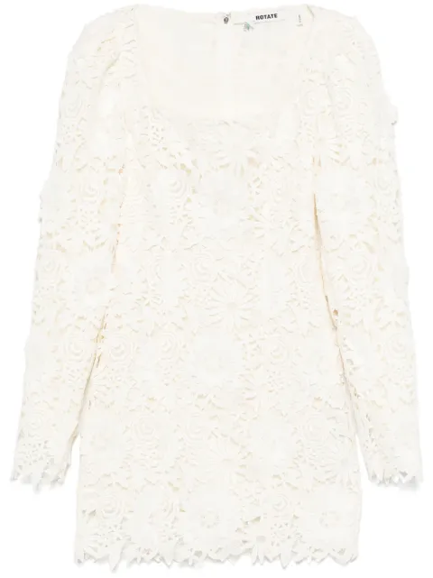 ROTATE BIRGER CHRISTENSEN vestido corto con encaje en 3D