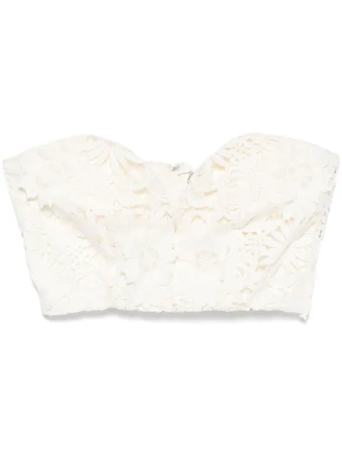 ROTATE BIRGER CHRISTENSEN 3D lace corset top 