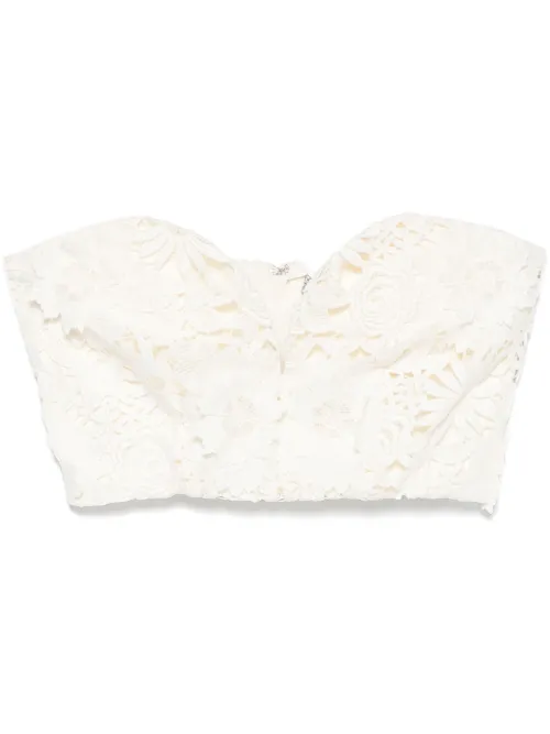 Haut-corset en dentelle 3D - ROTATE BIRGER CHRISTENSEN - Modalova