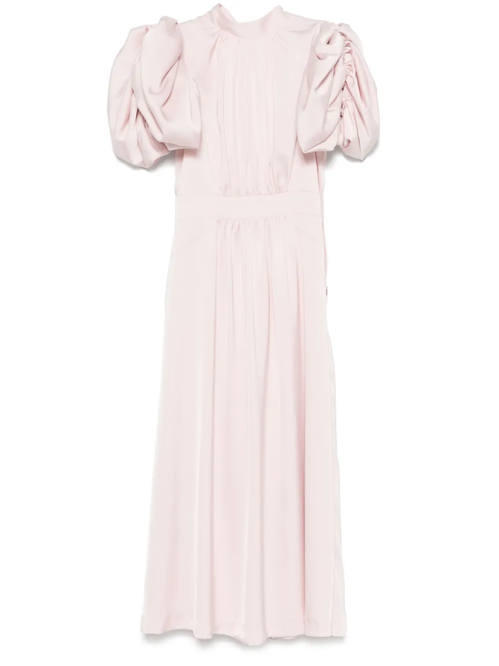 ROTATE BIRGER CHRISTENSEN puff-sleeve satin midi dress | Pink | Image 1