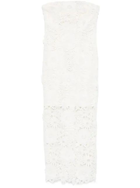 ROTATE BIRGER CHRISTENSEN 3D lace midi dress