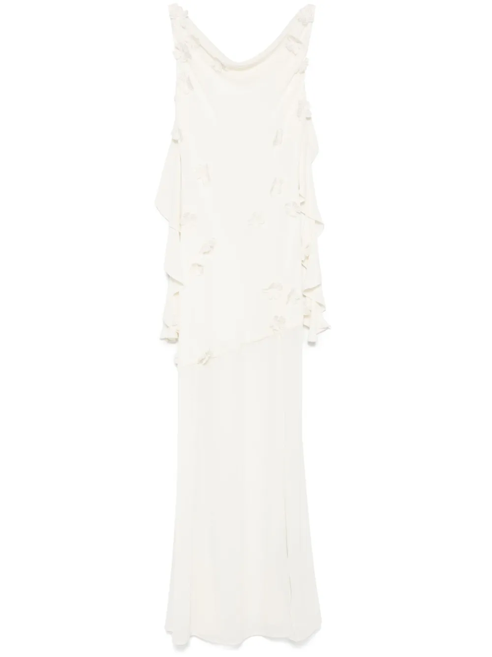 ROTATE BIRGER CHRISTENSEN waterfall maxi dress | Neutrals | Image 1
