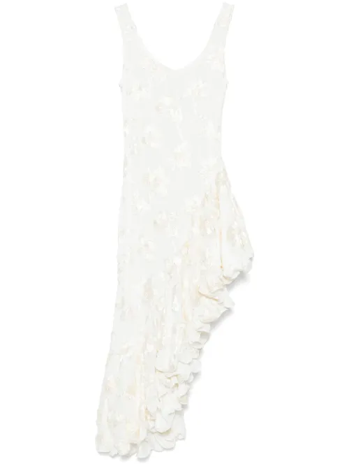 Robe volantée à fleurs - ROTATE BIRGER CHRISTENSEN - Modalova
