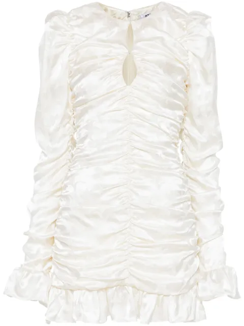 ROTATE BIRGER CHRISTENSEN vestido corto con efecto satinado