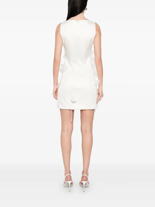 ROTATE BIRGER CHRISTENSEN Big Flower Mini Dress | White | FARFETCH