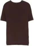 JOSEPH ribbed T-shirt - Brown