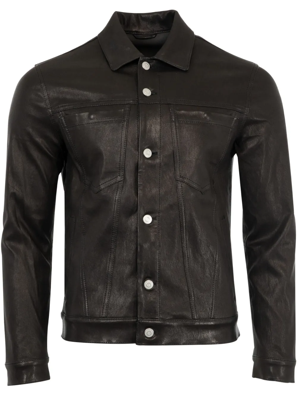 Image 1 of Giorgio Brato leather shirt jacket