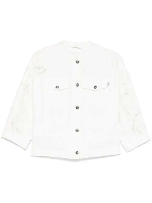 Veste à fleurs en dentelle - Ermanno Scervino - Modalova