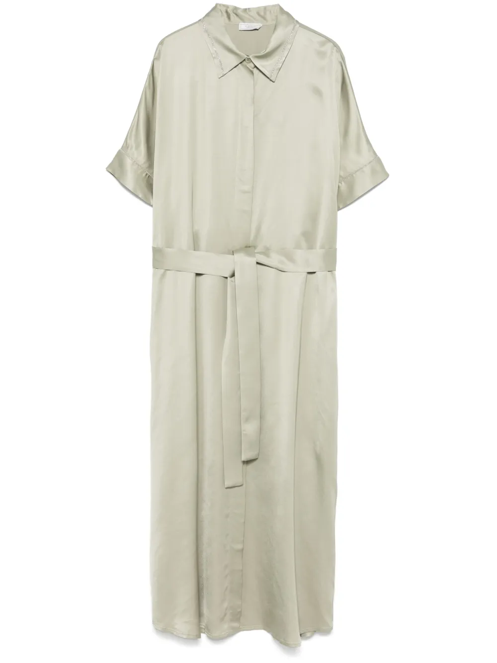 satin midi dress