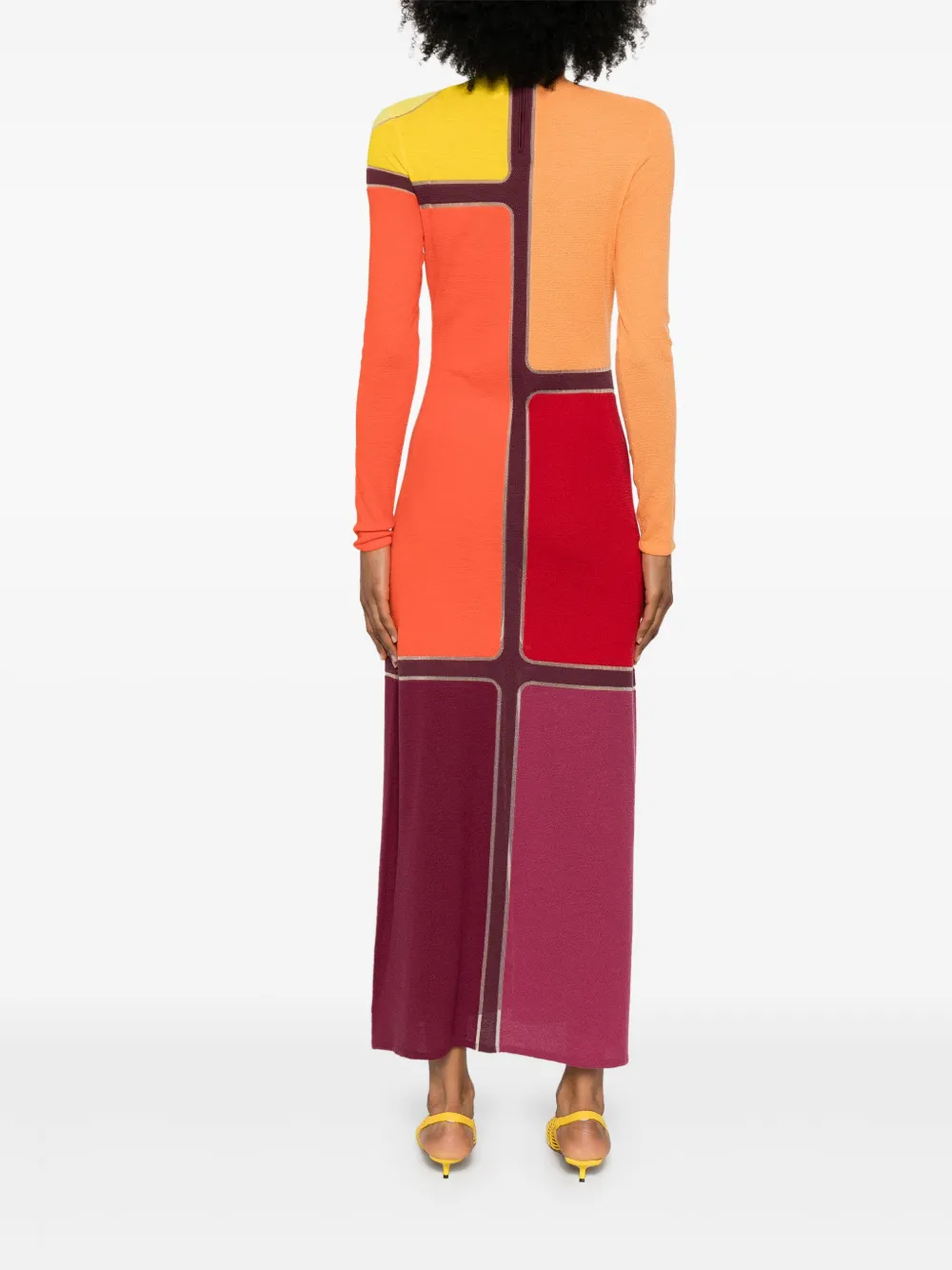 Gabriela Hearst Apollonis maxi-jurk Oranje