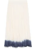 JOSEPH crinkled midi skirt - Neutrals