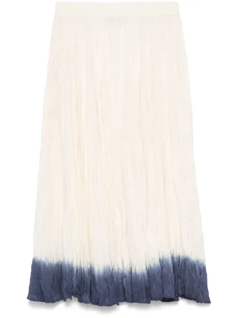 JOSEPH falda midi con efecto arrugado
