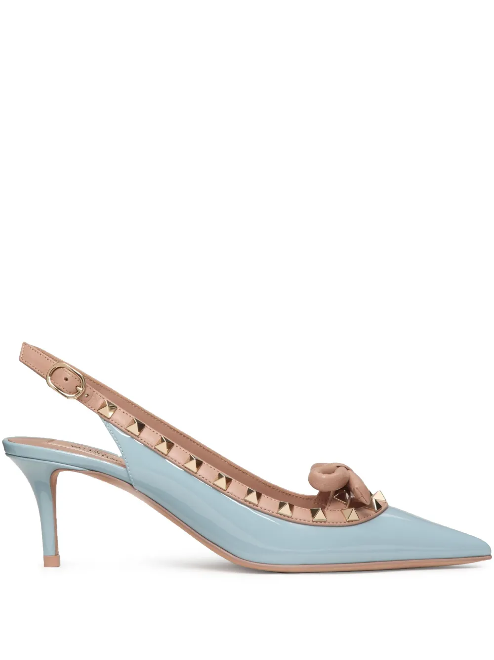 Valentino Garavani 60mm leather Rockstud pumps Blue