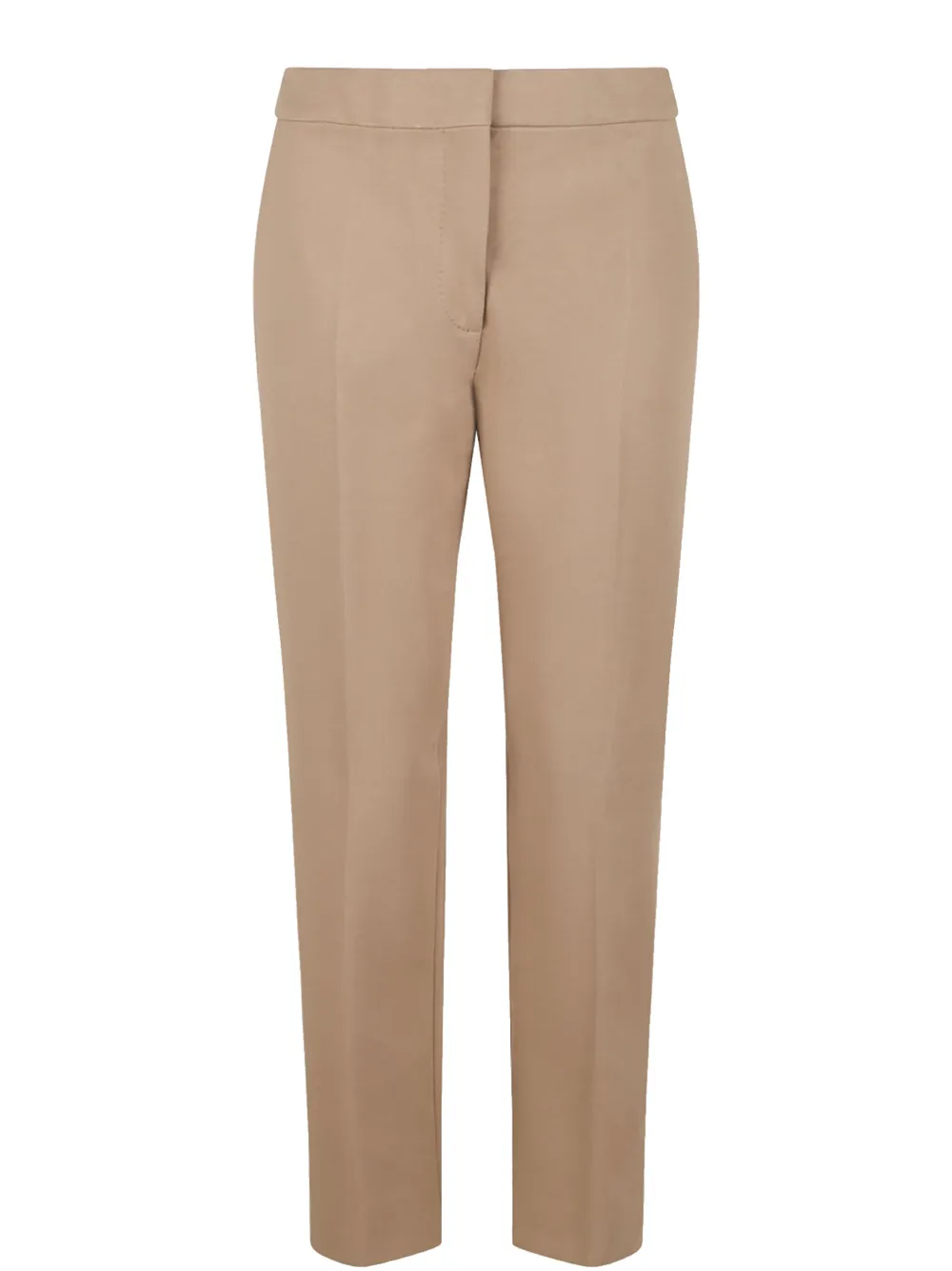 Max Mara Pegno Jersey Cigarette Trousers In Neutrals