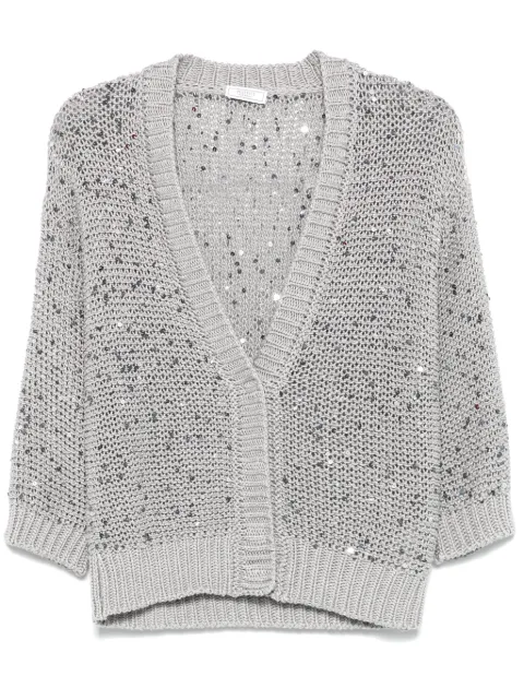 Peserico sequinned cardigan