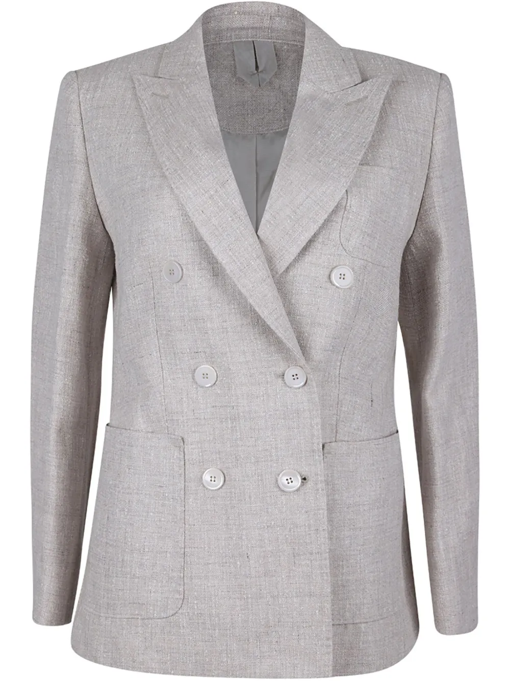 Max Mara double-breasted blazer Grijs