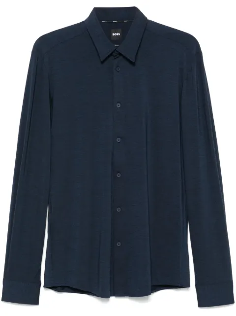 BOSS camisa de tejido jersey