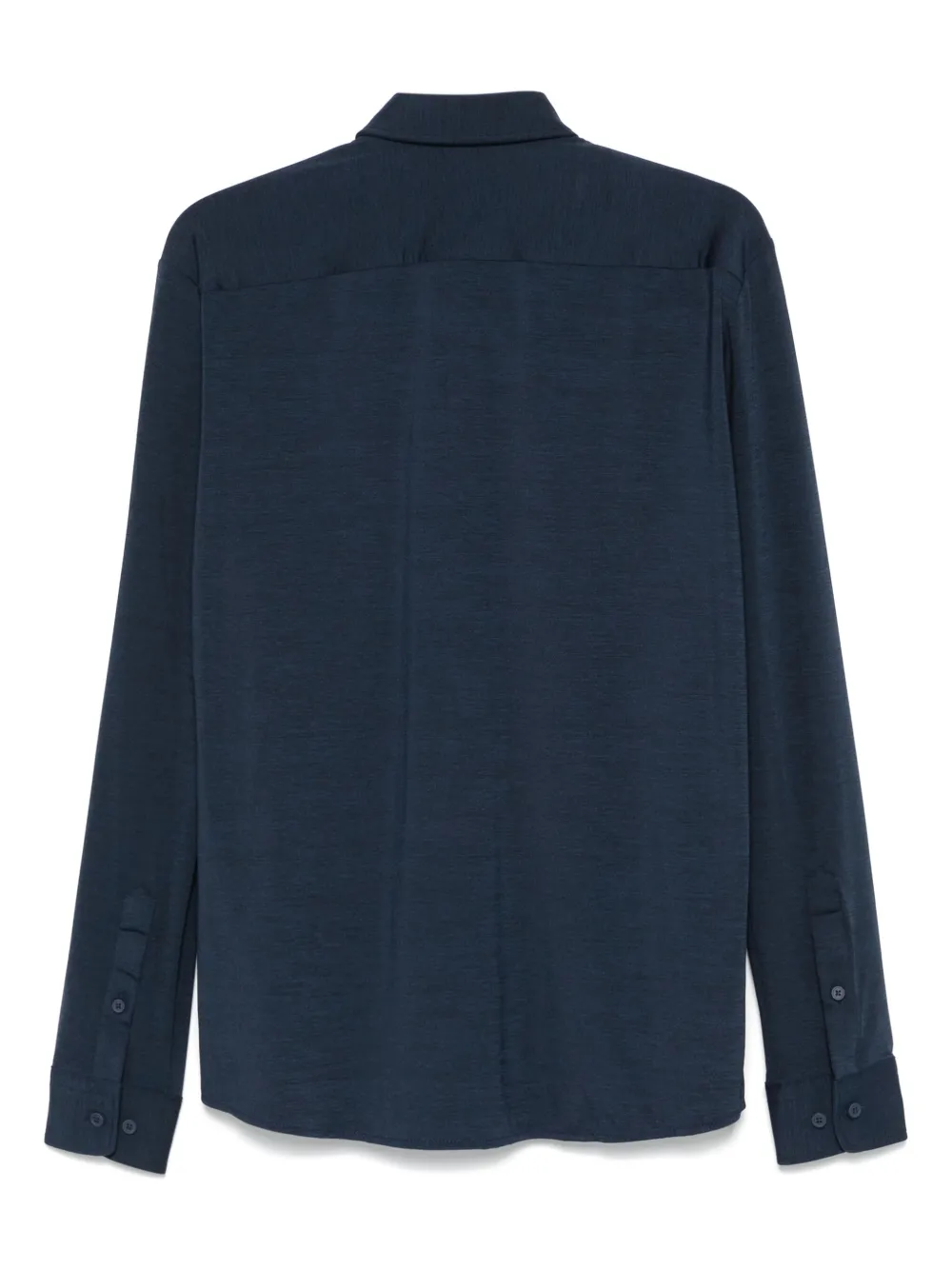 BOSS Jersey overhemd Blauw