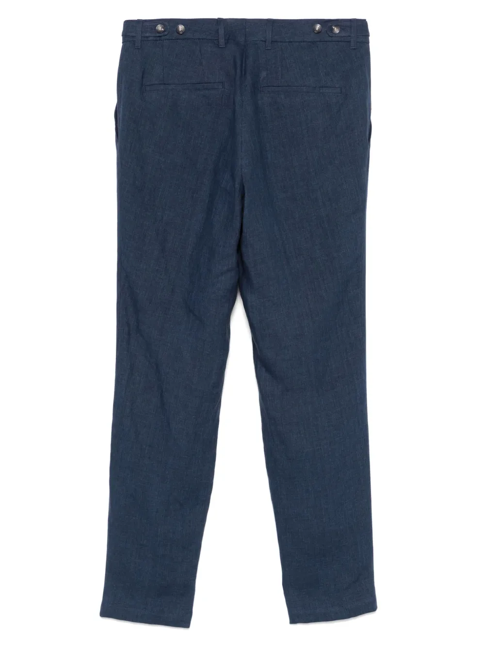 BOSS Linnen pantalon - Blauw