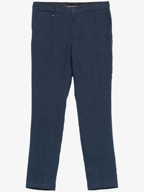 BOSS linen tailored trousers 