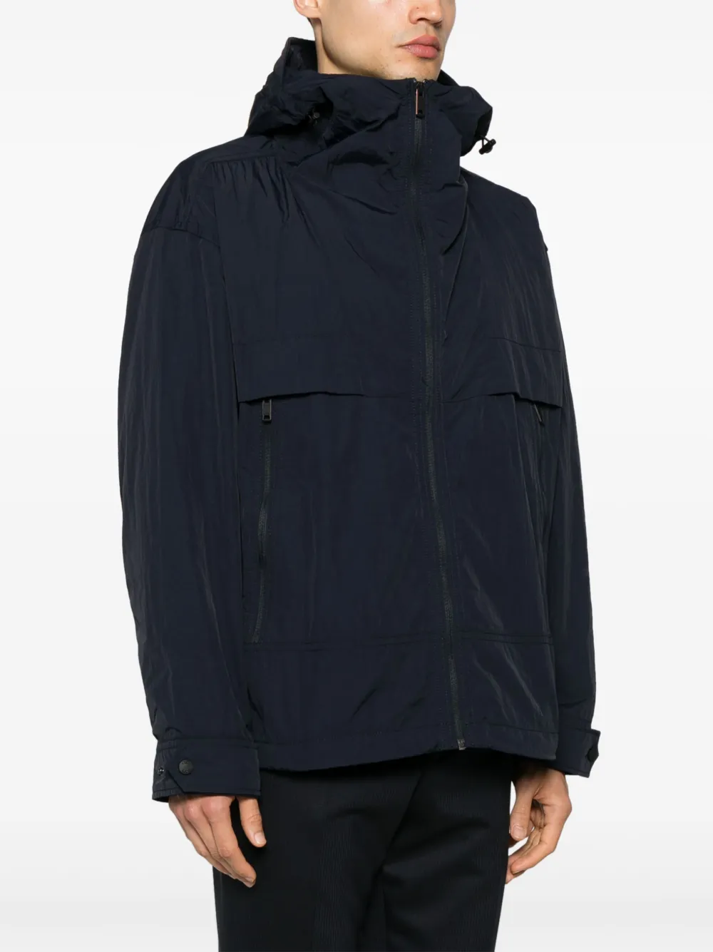 BOSS Jack met logopatch Blauw