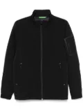 BOSS logo-patch padded jacket - Black