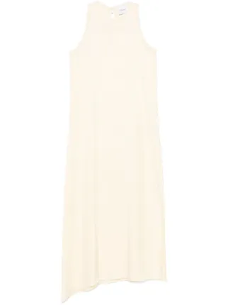 Nude Sleeveless Maxi Dress | Yellow | FARFETCH