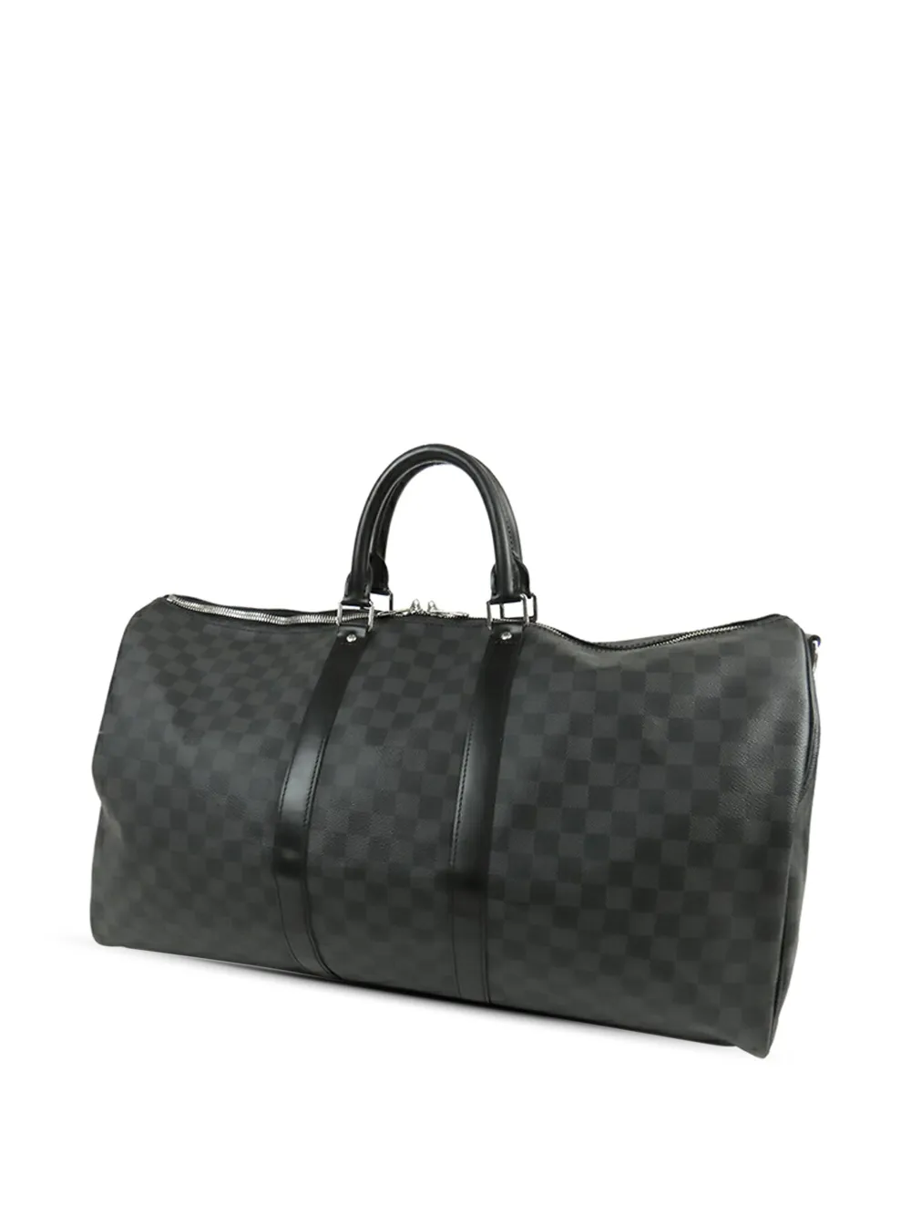 Louis Vuitton Pre-Owned 2017 Damier Graphite Keepall Bandouliere 55 reistas - Grijs