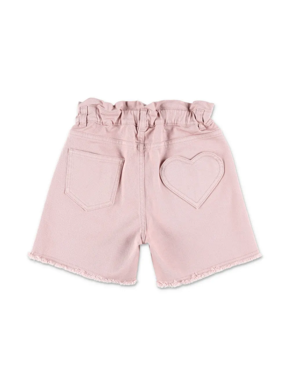 Golden Goose Kids logo-embroidered shorts - Roze