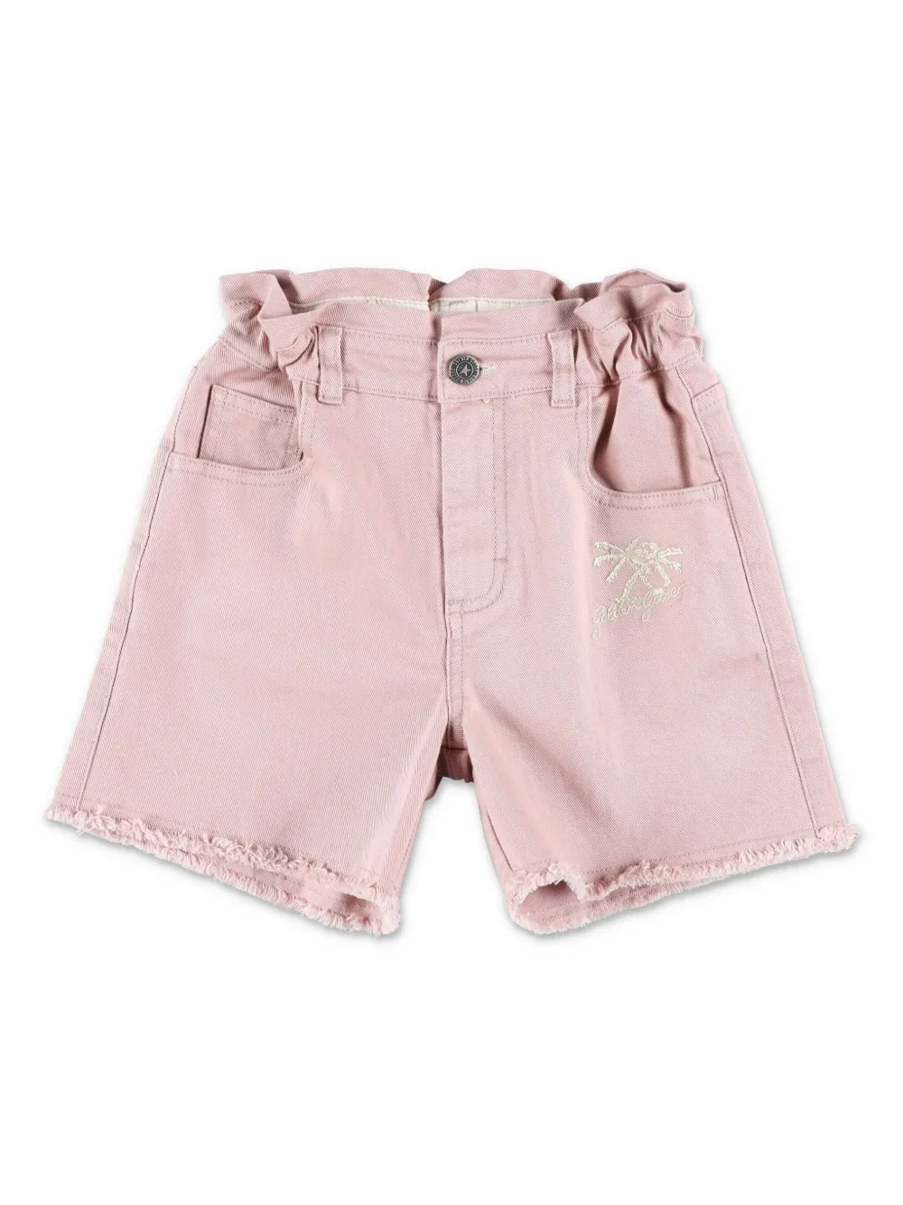 Golden Goose Kids Shorts met geborduurd logo Roze