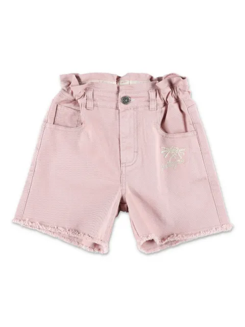 Golden Goose Kids logo-embroidered shorts 