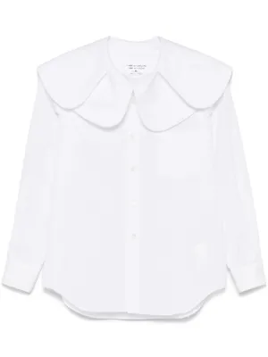 Comme Des Garçons Comme Des Garçons oversized-collar Shirt | White