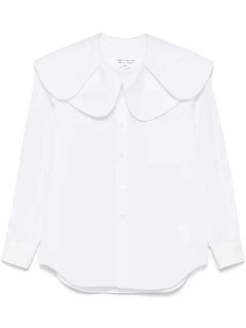 Comme Des Garçons Comme Des Garçons قميص بياقة بتلات