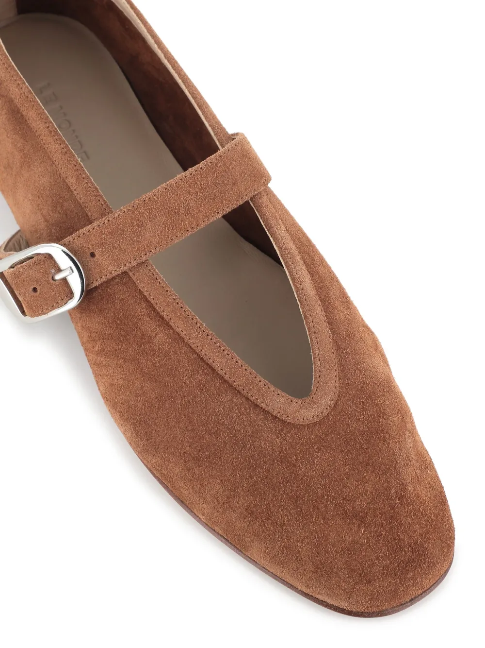 Le Monde Beryl suede ballet flats Beige