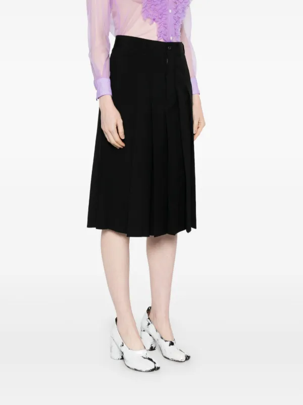 Comme Des Garçons Comme Des Garçons プリーツ スカート | ブラック