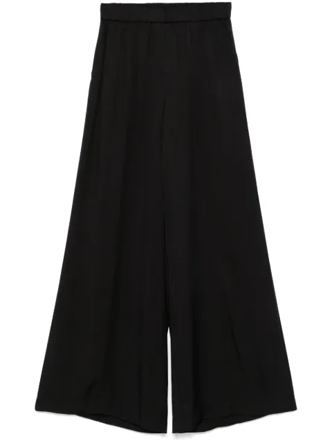 Nude wide trousers
