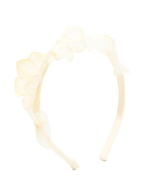 Elisabetta Franchi La Mia Bambina Haarreif mit Blumenapplikation