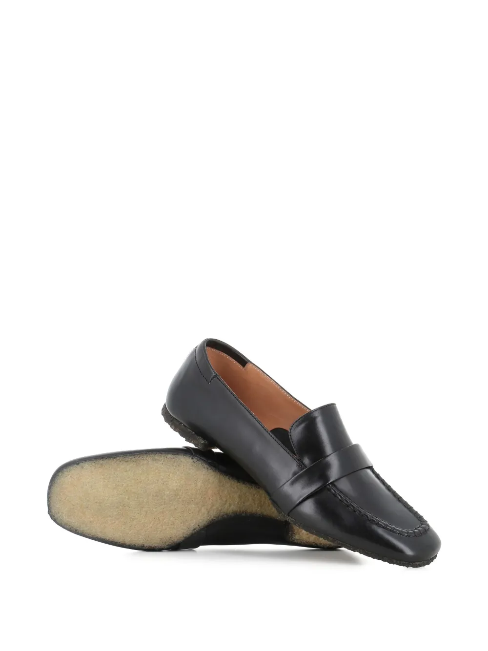 Alberto Fasciani leather loafers Zwart