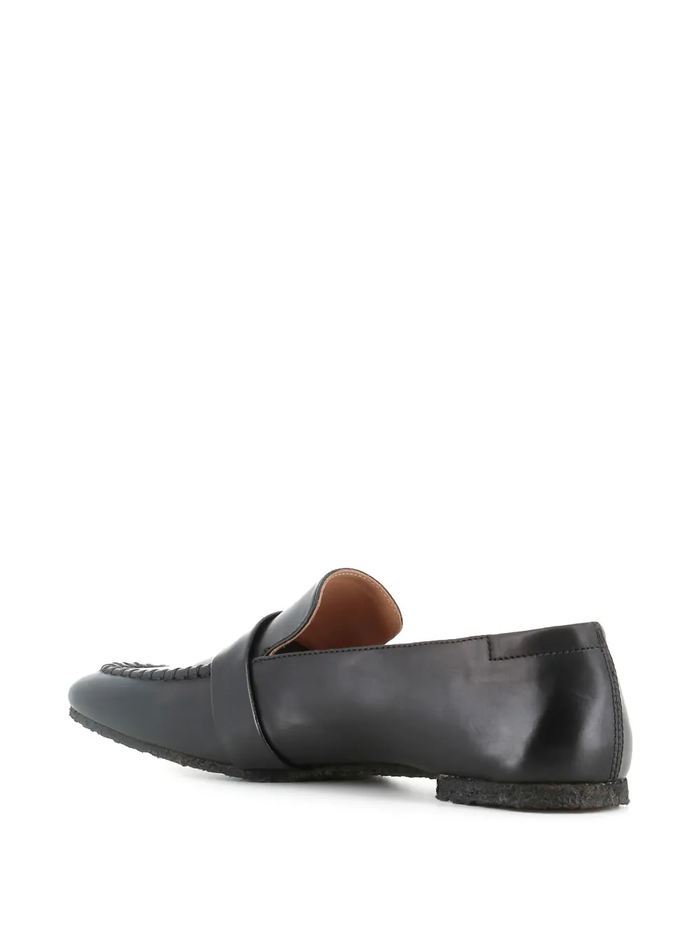 Alberto Fasciani leather loafers Zwart