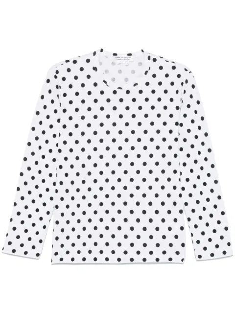 Comme Des Garçons Comme Des Garçons polka dot-print T-shirt