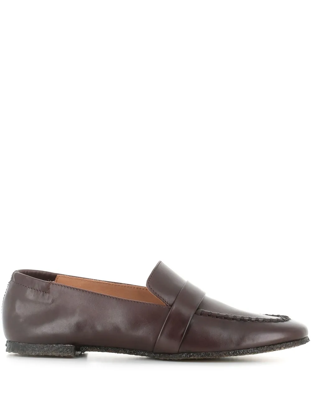 Alberto Fasciani leather loafers Brown