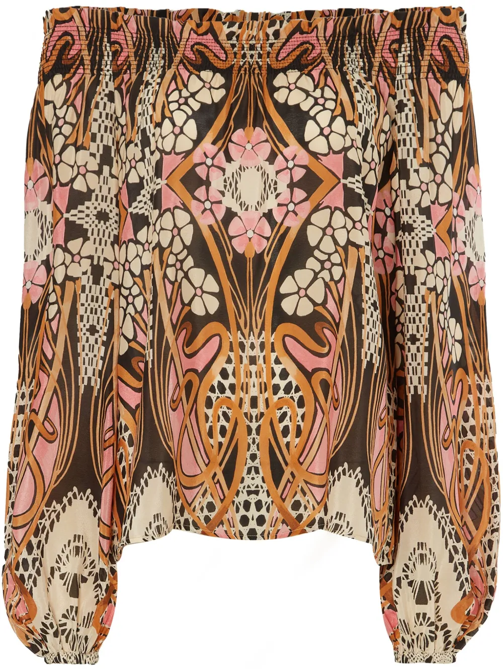 off-shoulder blouse