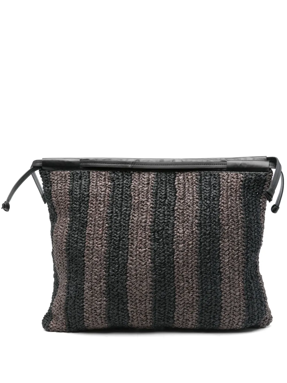 raffia clutch bag