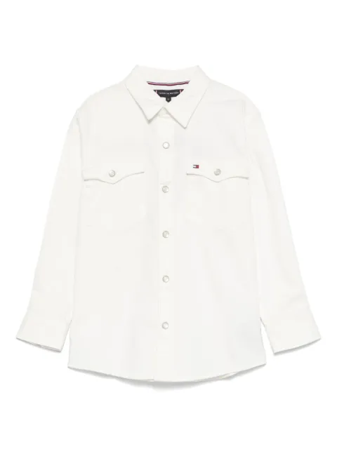 Tommy Hilfiger Junior camisa de mezclilla