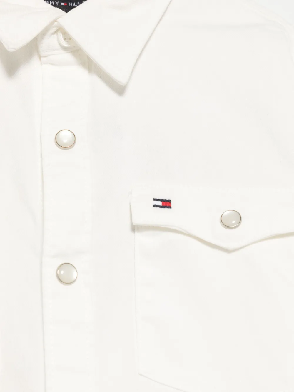 Tommy Hilfiger Junior Spijkershirt Wit