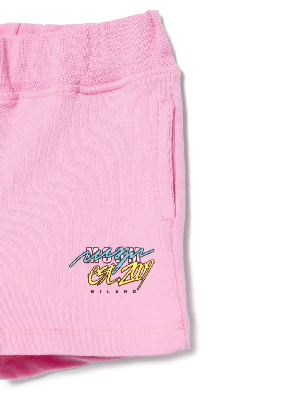 MSGM Kids Shorts set met logoprint Wit