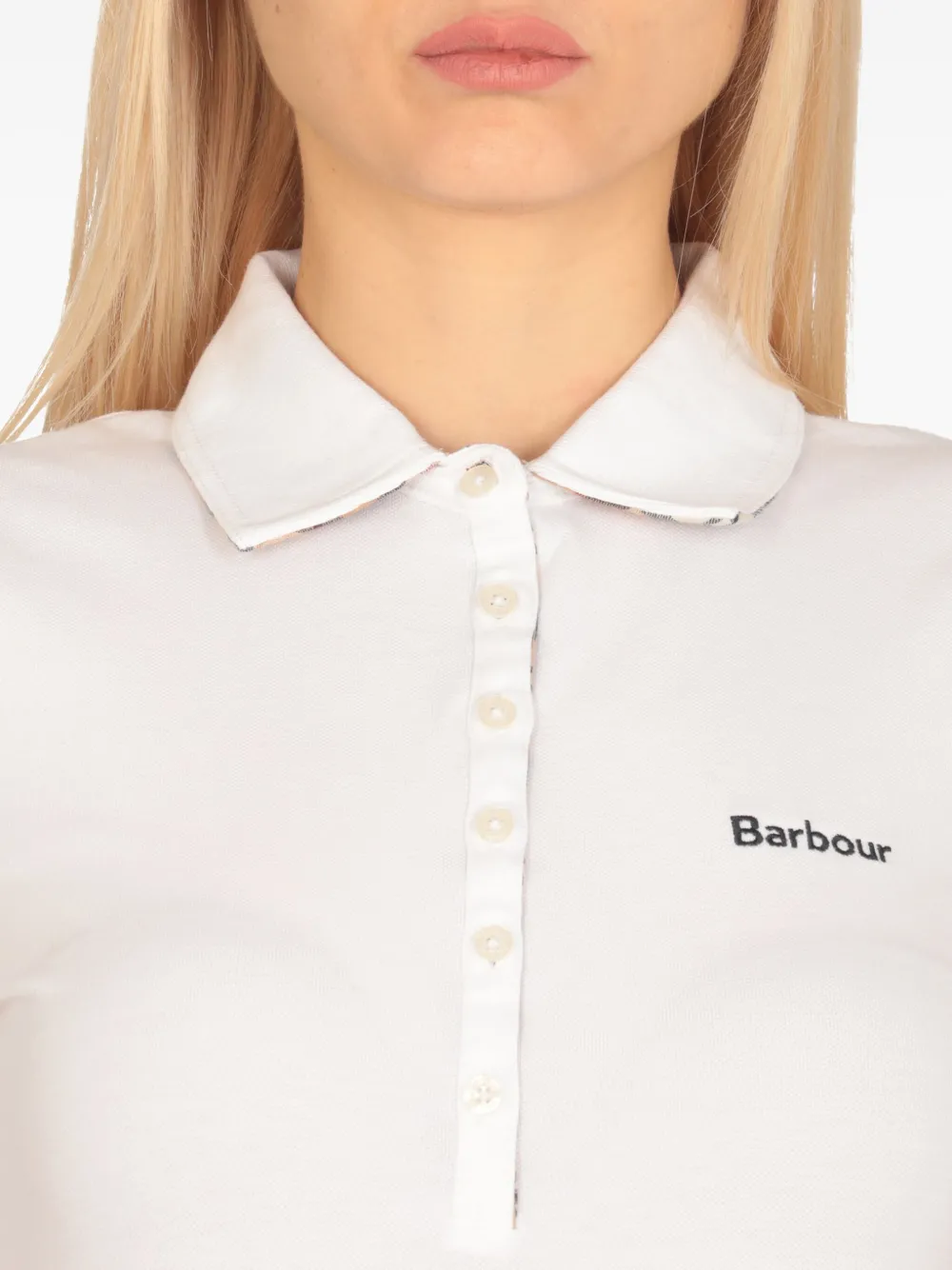 Barbour Polotop Wit