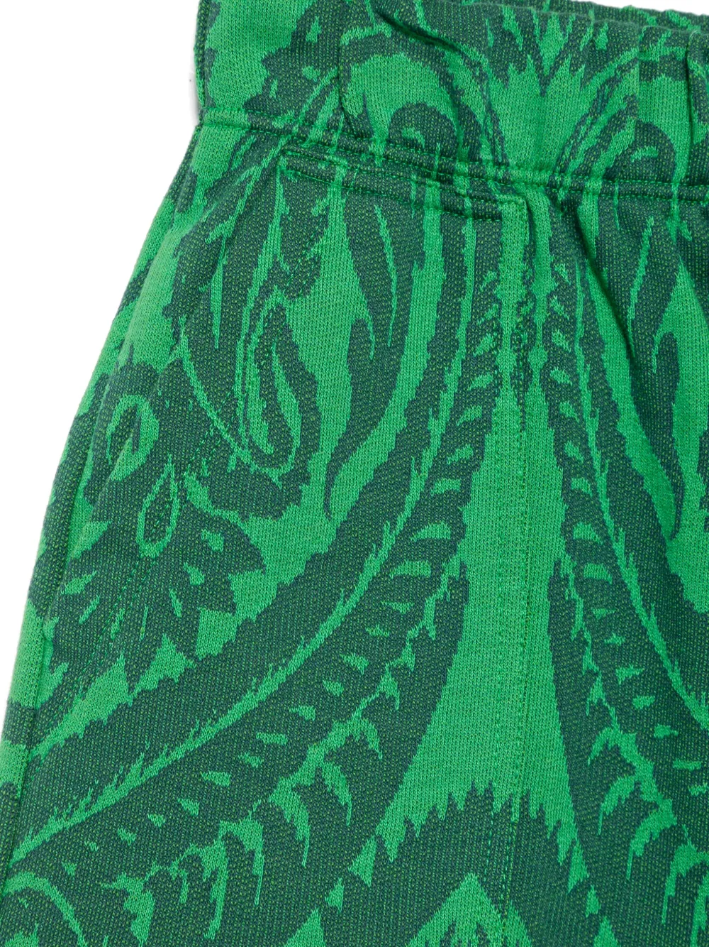ETRO KIDS Pantalon met paisley-jacquard Groen